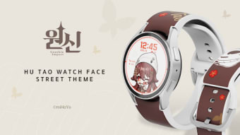 Hu Tao Watch Face Street Theme