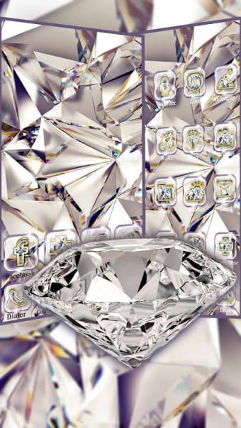 Glass, Diamond Themes, Live Wallpaper