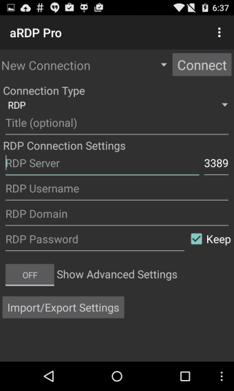 aRDP: Secure RDP Client