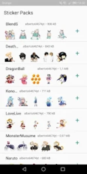 Anime Stickers for Whatsapp