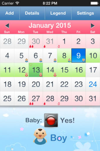 Menstrual Calendar for Men