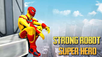Strange Robot Superhero: 3D Robot Spider battle