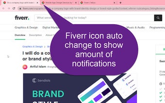 Fiverr Star Notification