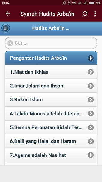 SYARAH HADITS ARBAIN NAWAWI SU