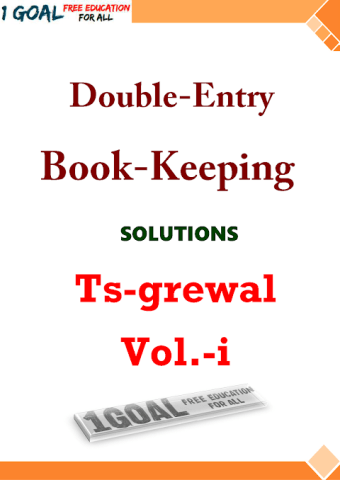 Account Class-12 Solutions (TS Grewal Vol-1)