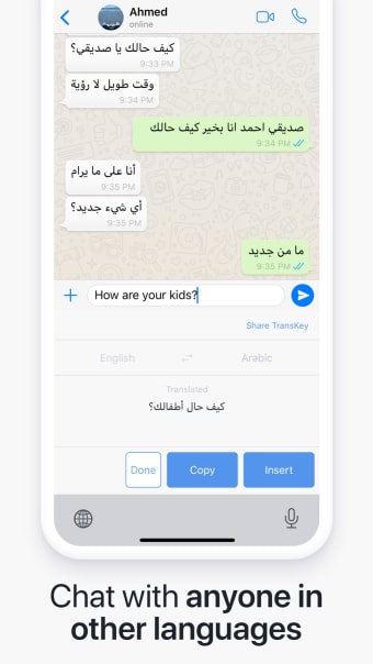 TransKey - Chat Translator App