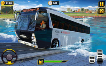 River bus driving tourist bus simulator 2018