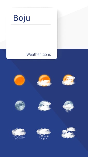 Boju weather icons