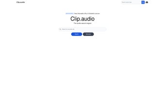 Clip - AI audio search engine