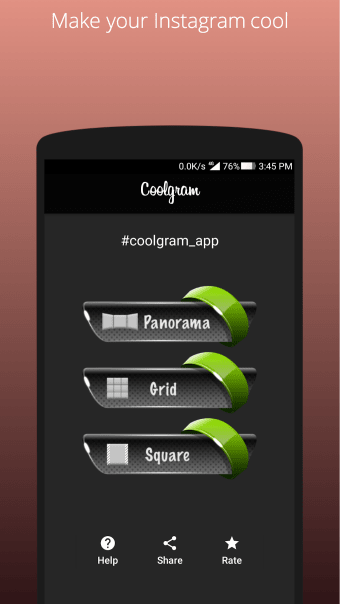 Coolgram - Panorama grid and