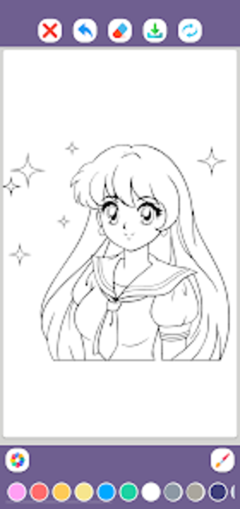 Anime Coloring Pages