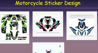 Motorcycle Sticker Design