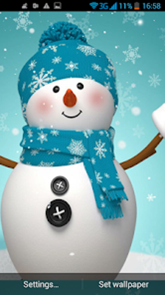 Snowman Live Wallpaper for Android - Download