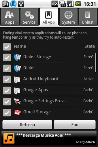 Advanced Task Manager para Android - Descargar