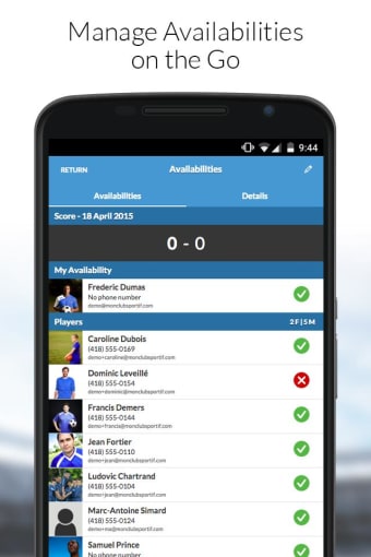MonClubSportif - Sports Team Management App
