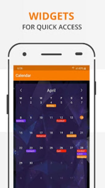 Simple Calendar - Easy Schedule  Agenda Planner