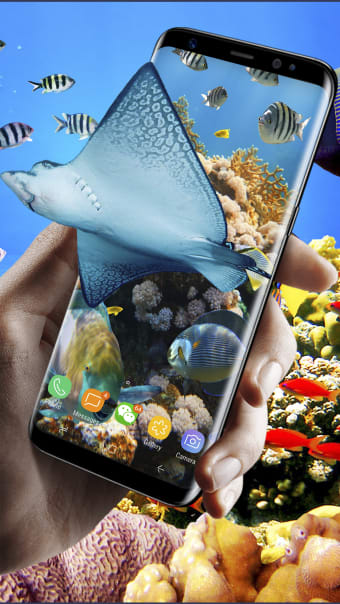 3D Underwater World Wallpaper