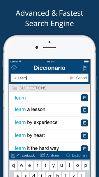 Spanish English Dictionary App