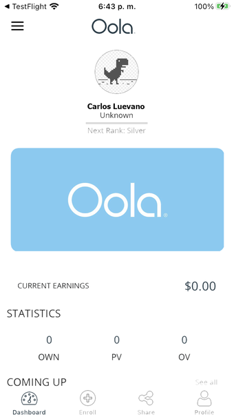 My Oola Business