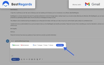 BestRegards - AI reply generator