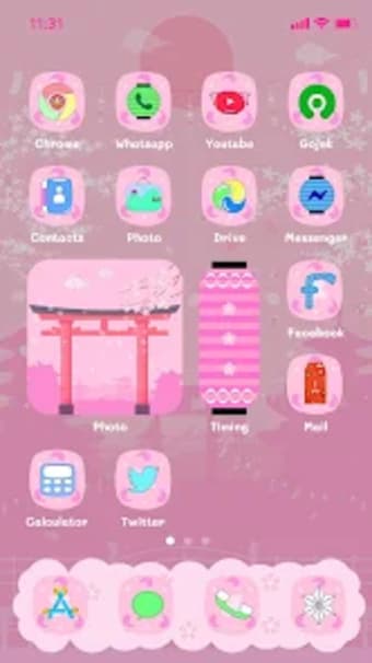 Wow Cute Pink Fox Icon Pack