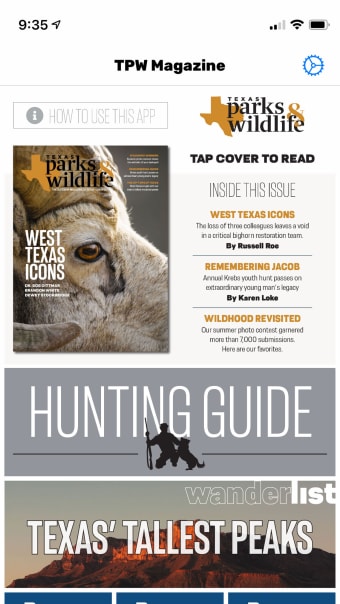 TX Parks  Wildlife magazine