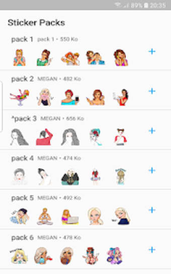 Girly m Stickers for WhatsApp