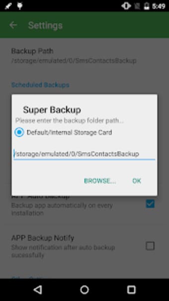 Super Backup Pro: SMSContacts