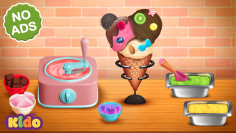 Ice Cream Making Game For Kids