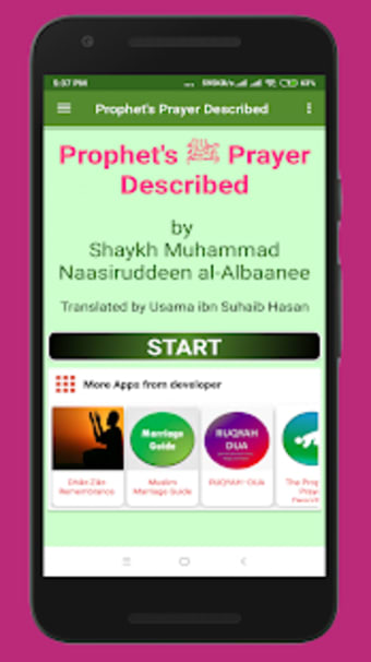 The Prophets Prayer Described