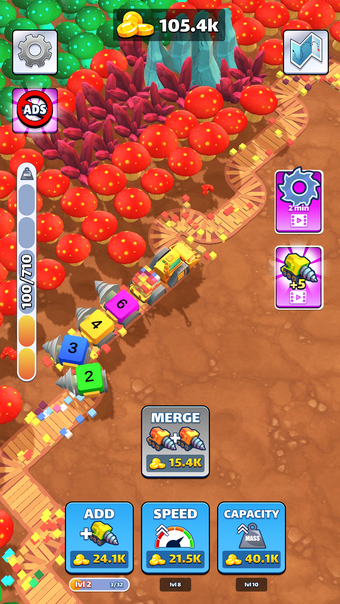 Mine Cart Merge: Idle Mania