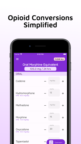 Opioid Conversion Calculator