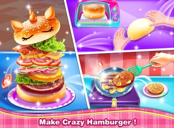 Kids Food Party - Burger Maker Food Games