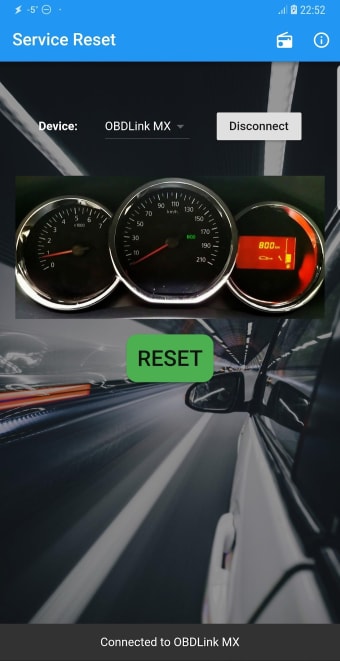 Dacia Service Reset