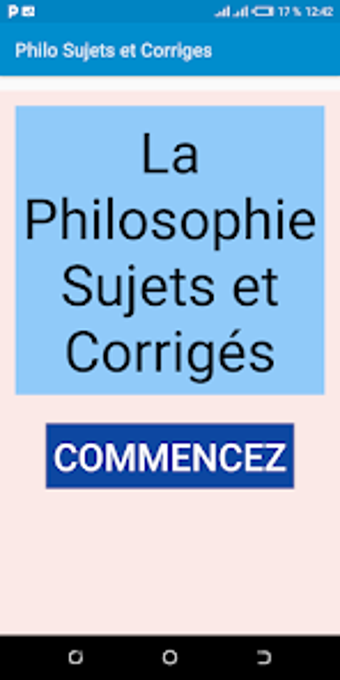 Philo Sujets et Corriges