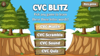CVC and ABC Games - Four Fun Phonics Game - Full