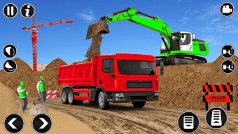 3D City Road Construction Game