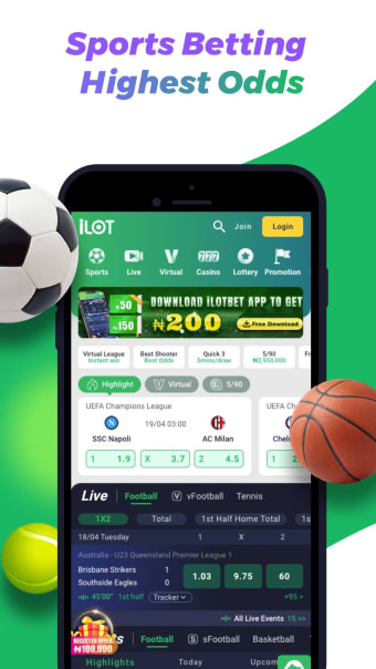 iLot Sports Betting Lottery