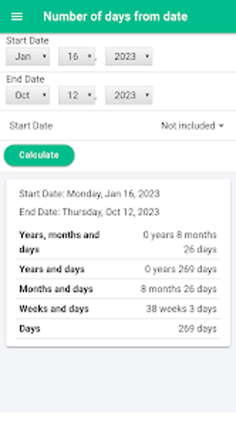 Date Calculator