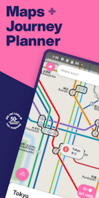 Tokyo Metro Subway Map  Route
