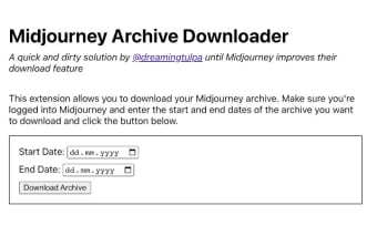 Midjourney Archive Downloader