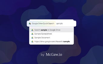 Google Drive™ Omnibar Search