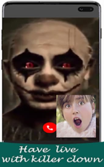 Killer Clown Video Call- prank