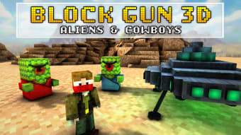Block Gun 3D: Aliens and Cowboys