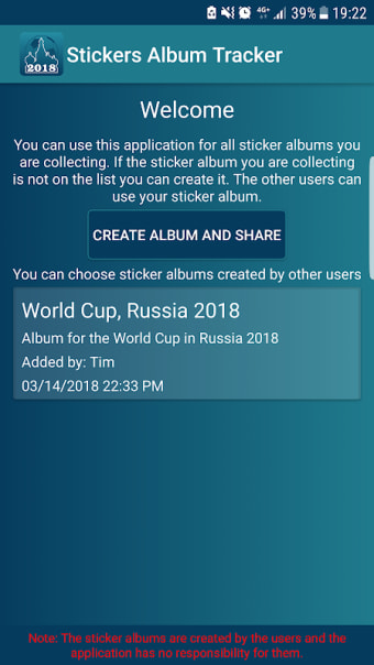 Stickers Album Tracker