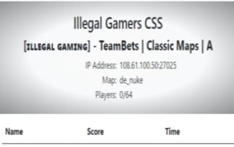 Illegal Gamers CSS