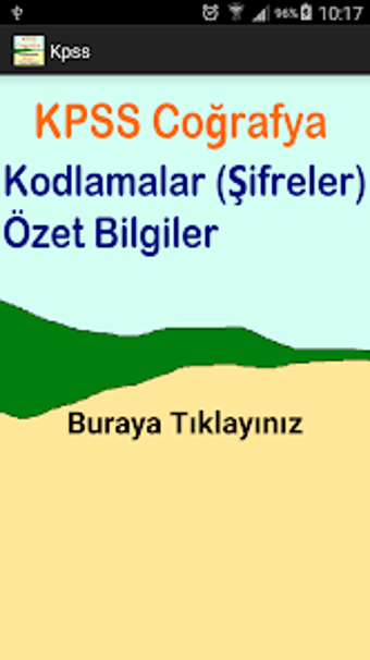 KPSS Coğrafya Kodlamaları Coğr