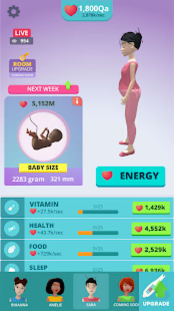 Baby  Mom - Pregnancy Idle 3D Simulator