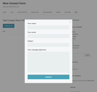 WPB Popup for Contact Form 7