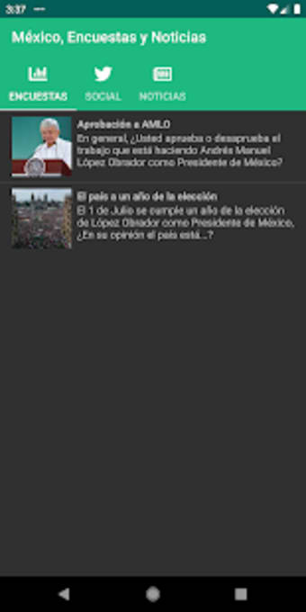 México Aprobación del Gobierno